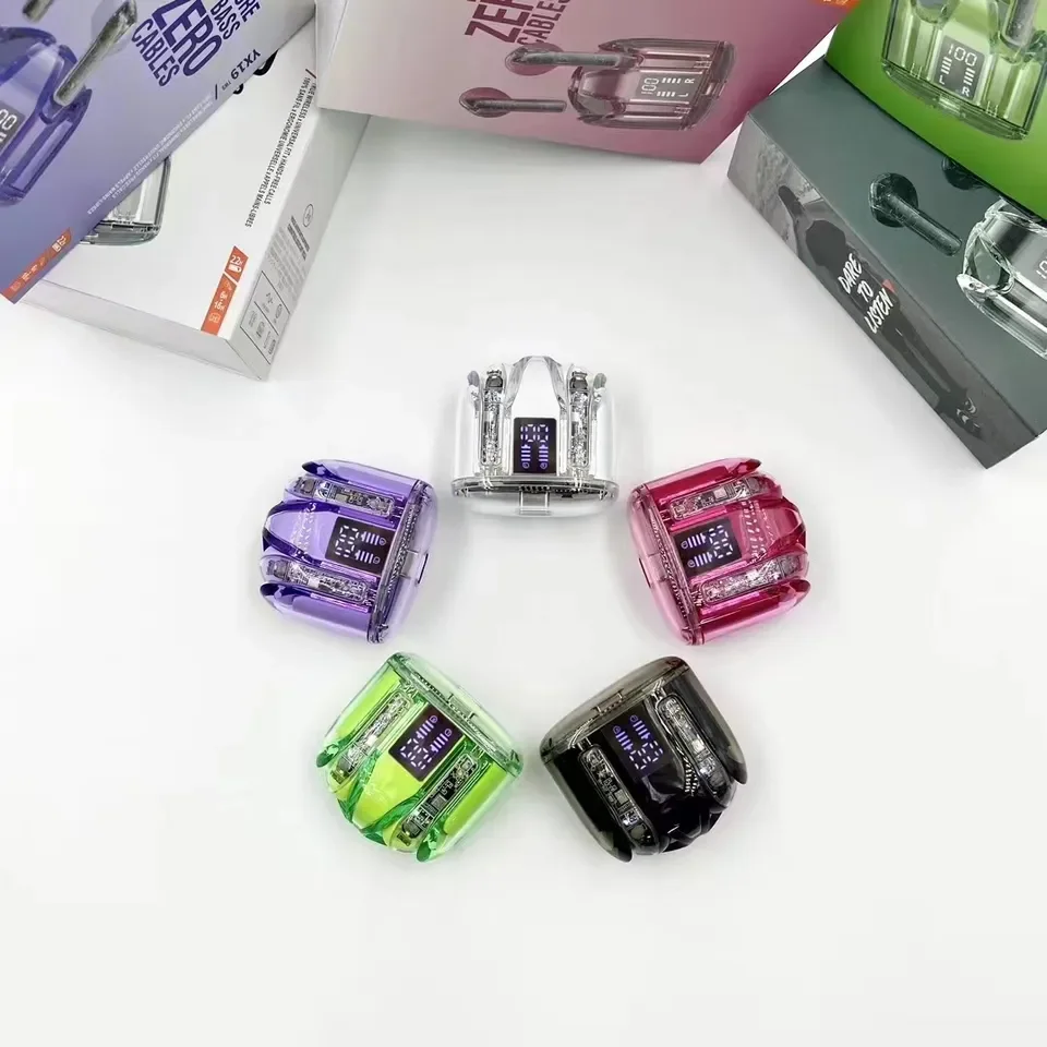 Noise cancelling TWS Earbuds yx19 Buds Pro Wireless Charging Earphones for yx19 stereo gaming headset with led display