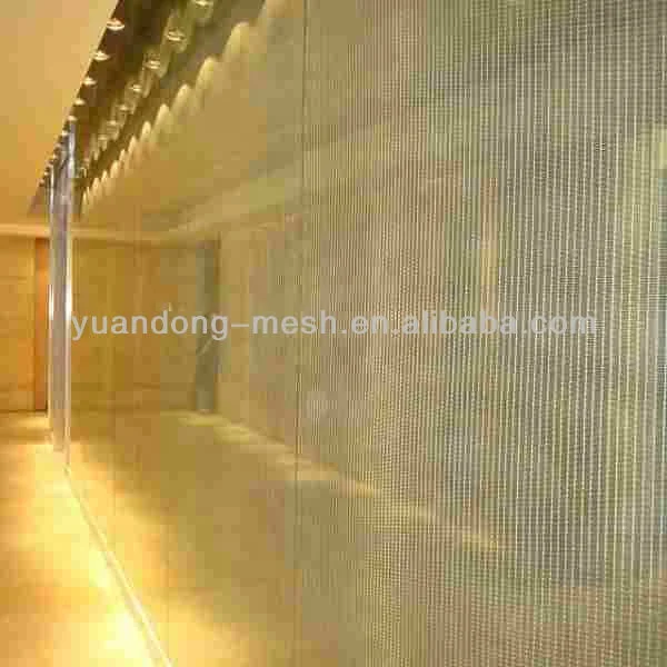 Metal shower curtain chain link woven wire fabrics