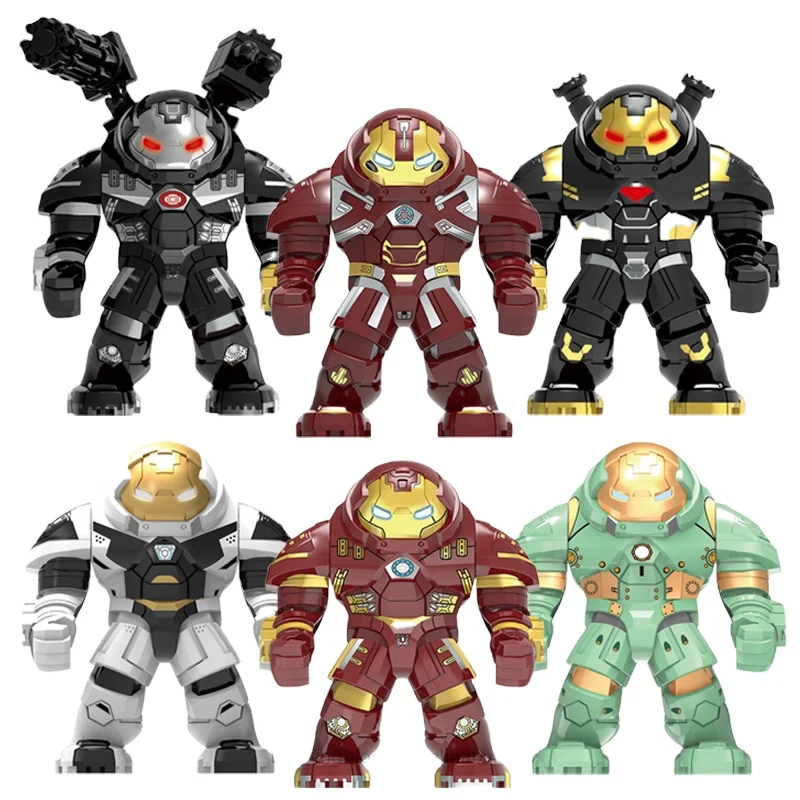 XH1157 - XH1159 Super Heroes Large Hulkbuster Avenges Endgame Action Figures Model Building Blocks Gifts For Children Toys