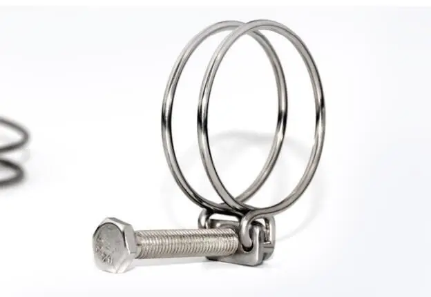  Пружинный стальной трубчатый зажим