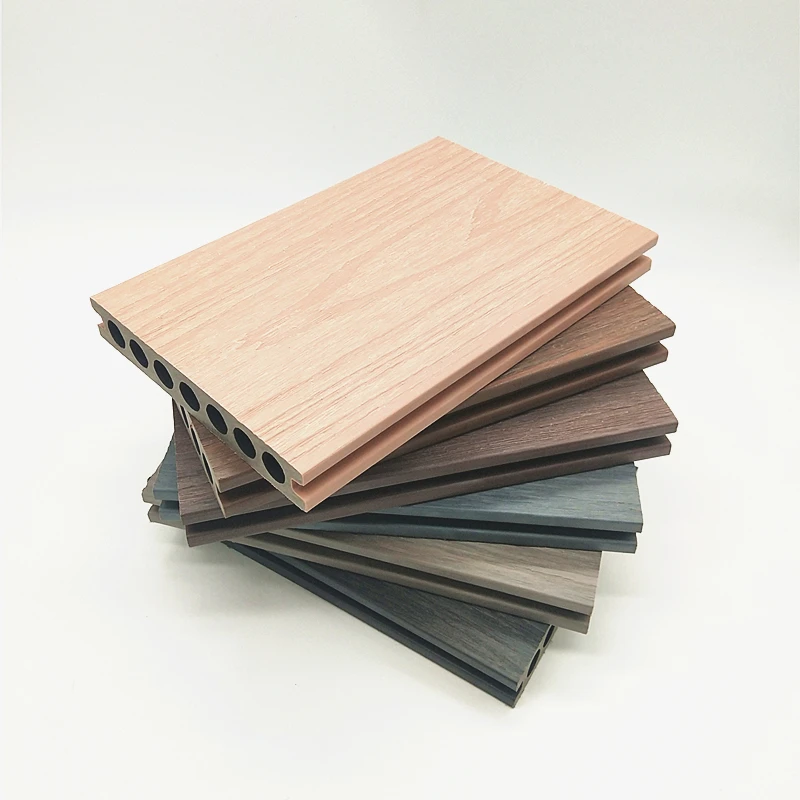 Co-extruded WPC Composite Decking Boards For Outdoor Floor Covering Factory On Sale