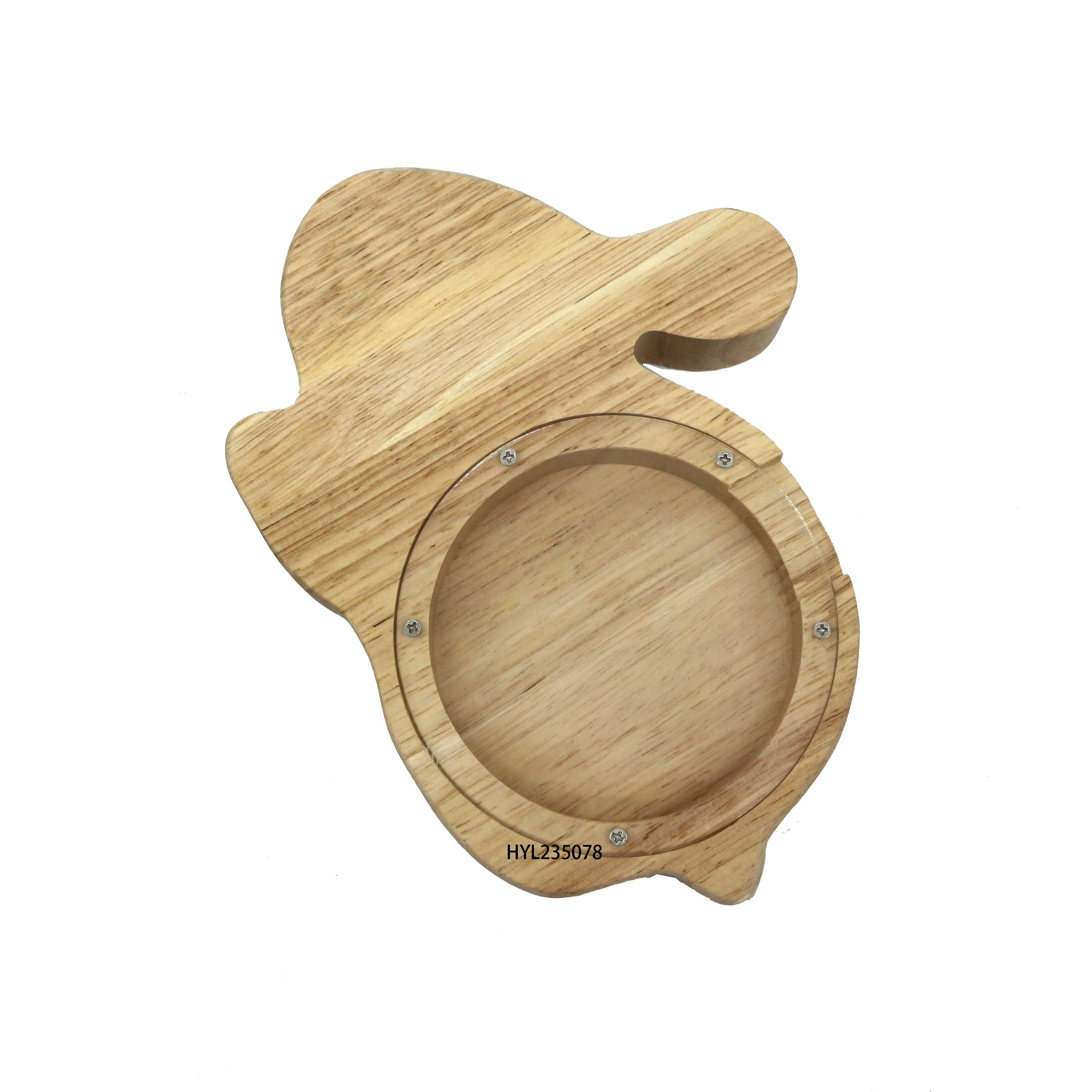 Hot Sale Alphabet Money Safe Coin Bank Piggy Bank Wood Coin Bank for Kids