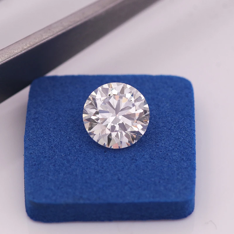 Wuzhou Gems Diamond Cut Lab Create Polish Diamond DEF-VS 4MM Round Lab Grown Diamond for Jewelry Making