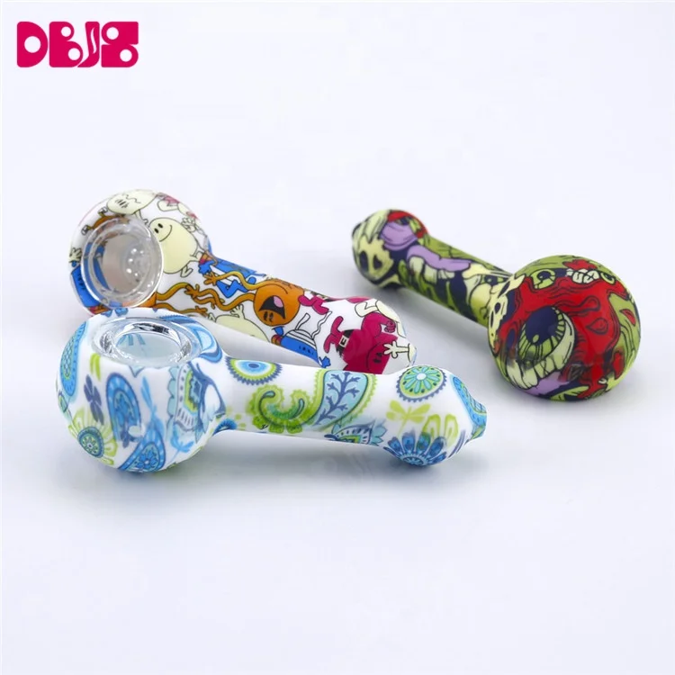 
Wholesale Novelty Designed Glass Herbal Smoking Weed Pipe for Sale 