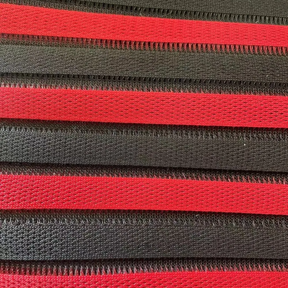 Recycled China Suppliers Polyester Stripe 3D Air Spacer Mesh Fabric For Outdoor Beach Chair