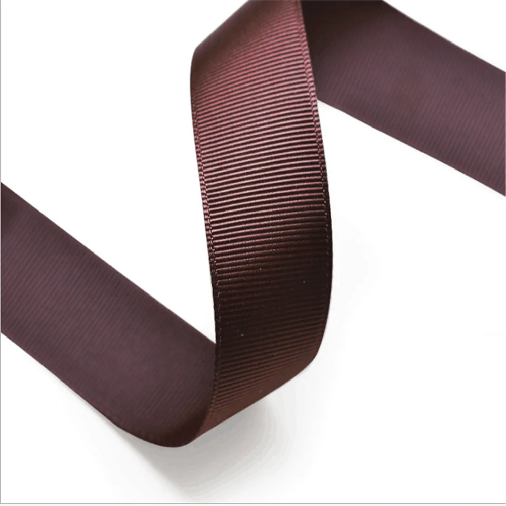 
196 Color Polyester Ribbon Pure Color Tape Clothing Home Textile Accessories Grosgrain Ribbon 