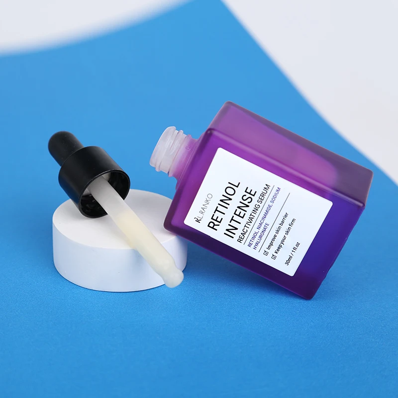 OEM Custom Logo Retinol Intense Reactivating Serum for Face Acne Mark Pore Minimizer Korean Anti Aging Skin Care Products