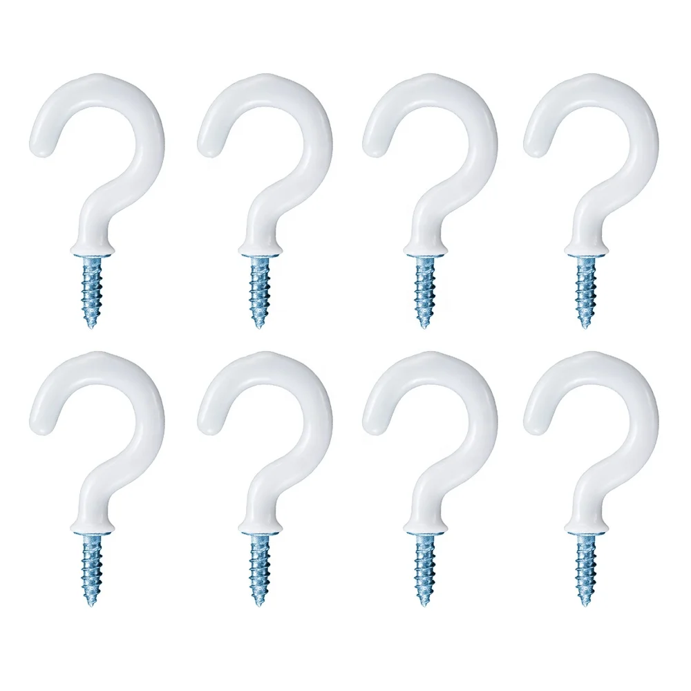 2022 White vinyl cup hanger Mug hook for hanging cups