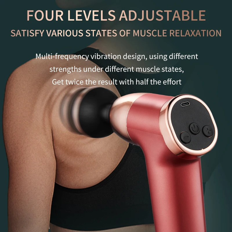 
Original Designer And Direct Factory Massage Gun Wholesale Booster Professional Vibrating Massage Gun 