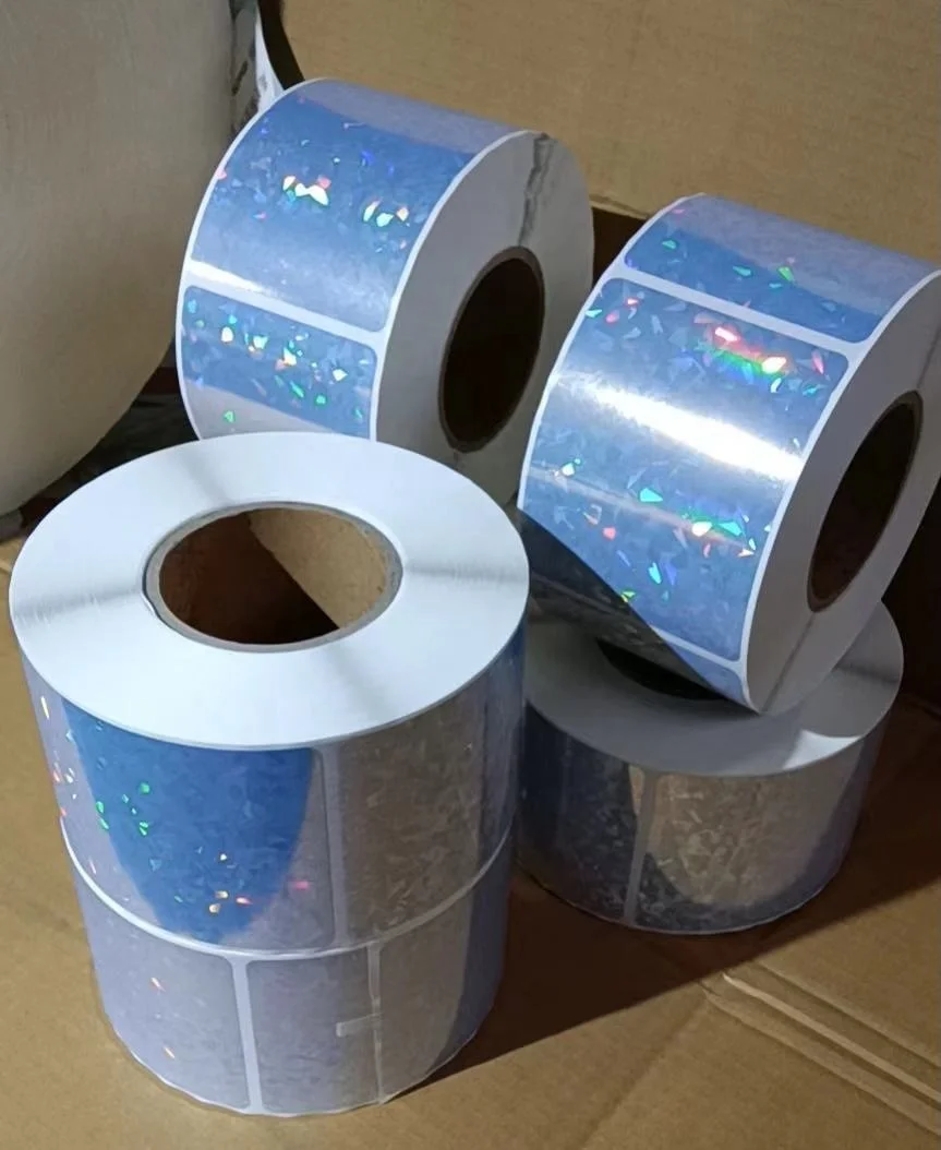 Rainbow hologram inkjet PET/PVC label for color inkjet label printer TM-3500,C7500, VP700,Afinia L801,lx900,lx2000,VP750