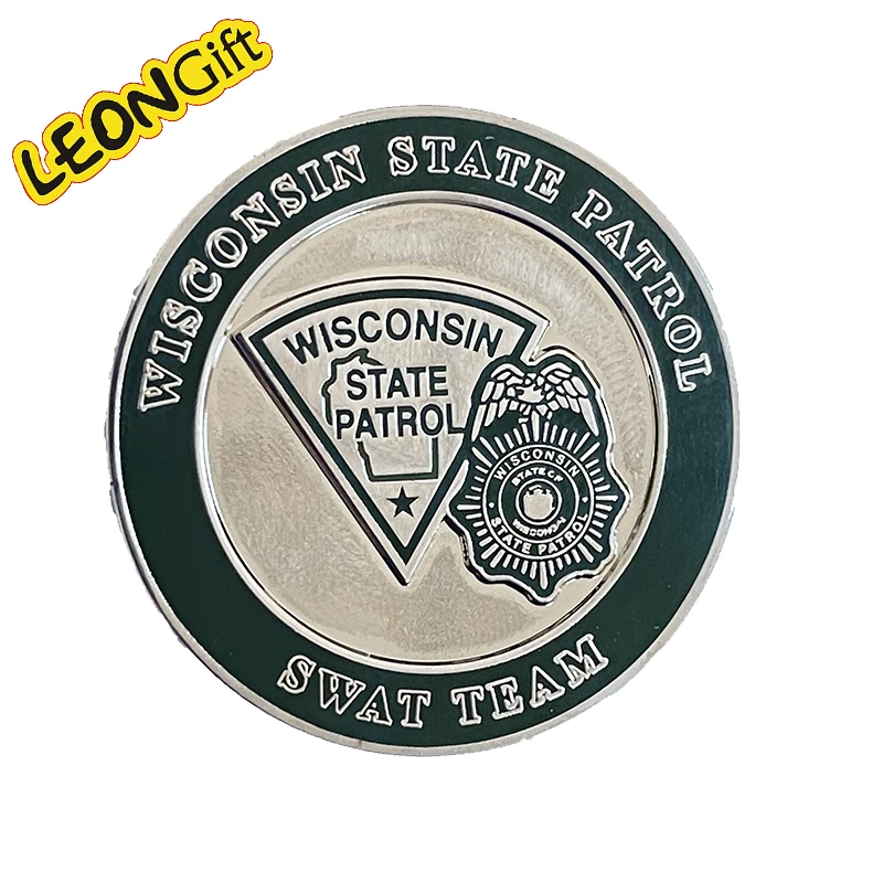 Custom Made 2D 3D Zinc Alloy Metal Coin Enamel Gold Silver Metal Souvenir Coins Monedas Challenge Coin Custom