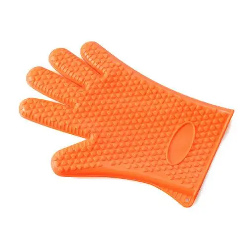 silicon heat insulation glove, silicone heat resistant glove, silicone oven mitts glove