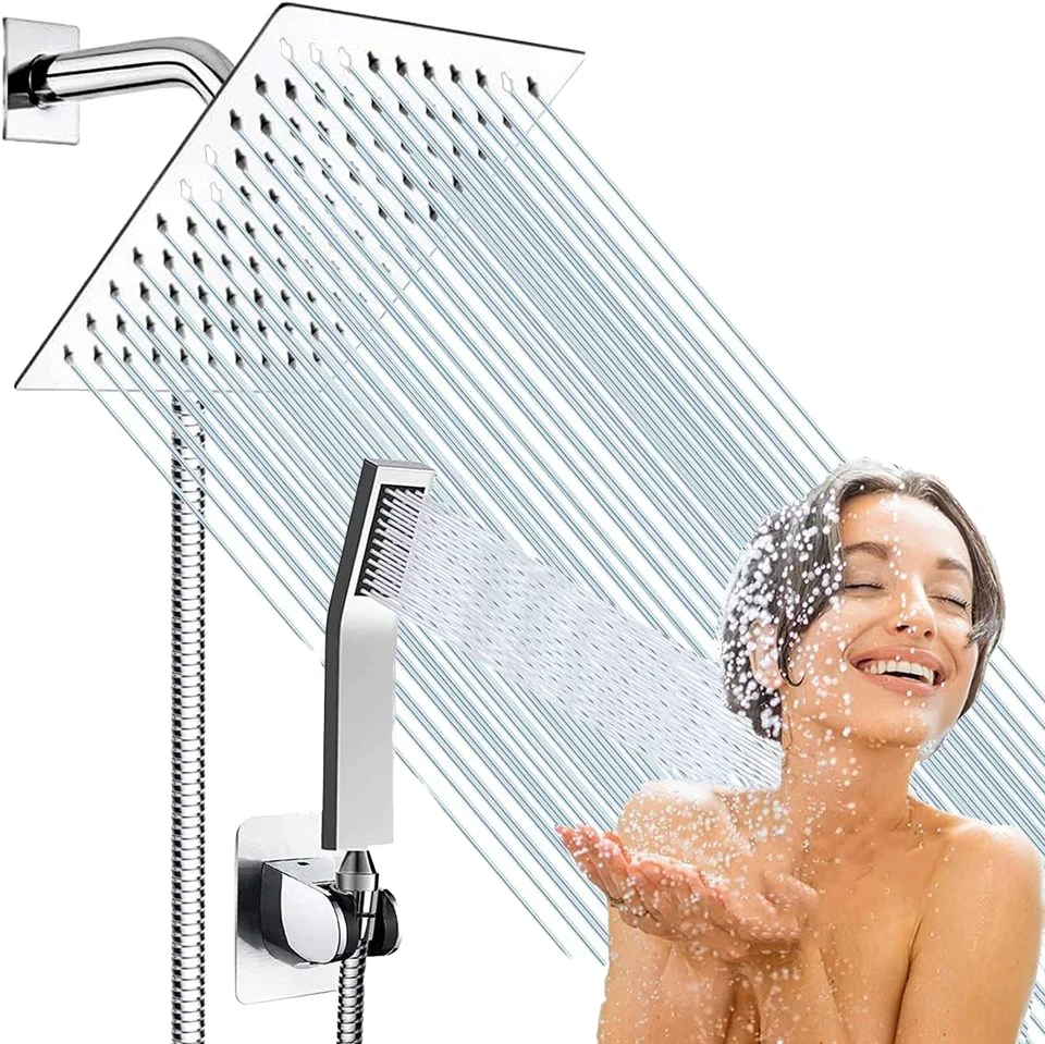 Насадка для душа из нержавеющей стали 8 дюймов