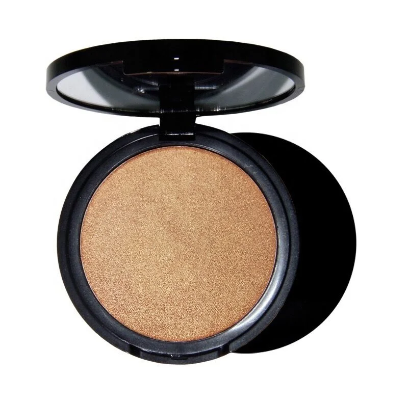 Contour Bronzer Glow Pressed Powder Highlighter OEM Private Label 6 Color Blush Highlighter with Mirror
