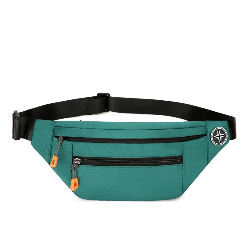 Sport Waist Bags for Running Fashion Fanny Pack With Headphone Jack Banana Hip Bags Phone Pouch Oxford Crossbody Chest Bags