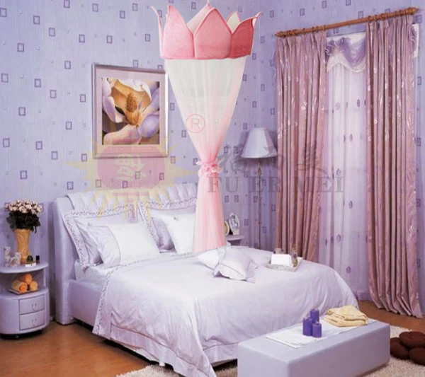 
round mosquito net double bed canopy 