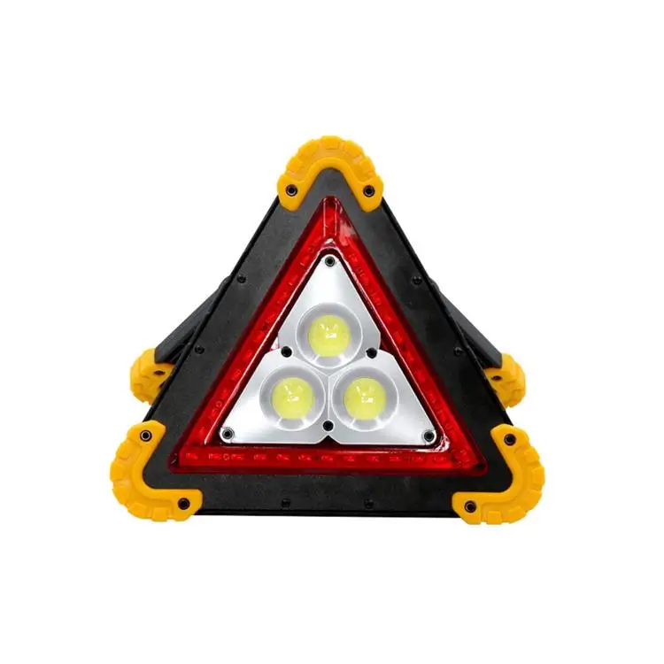 Multi-Function Cob Rechargeable Triangle Car Repair COB Traffic Warning Led Work Light