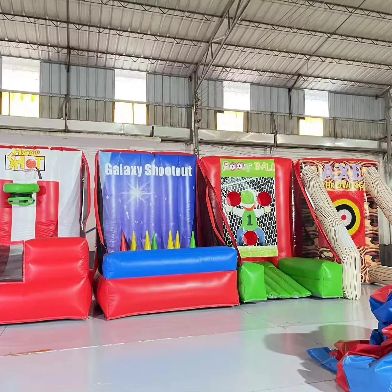 4 in 1 inflatable PVC tarpaulin carnival games with best quality and good price