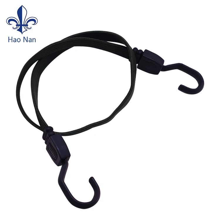 Высококачественный цветной эластичный шнур с J-образным крючком с логотипом на заказ