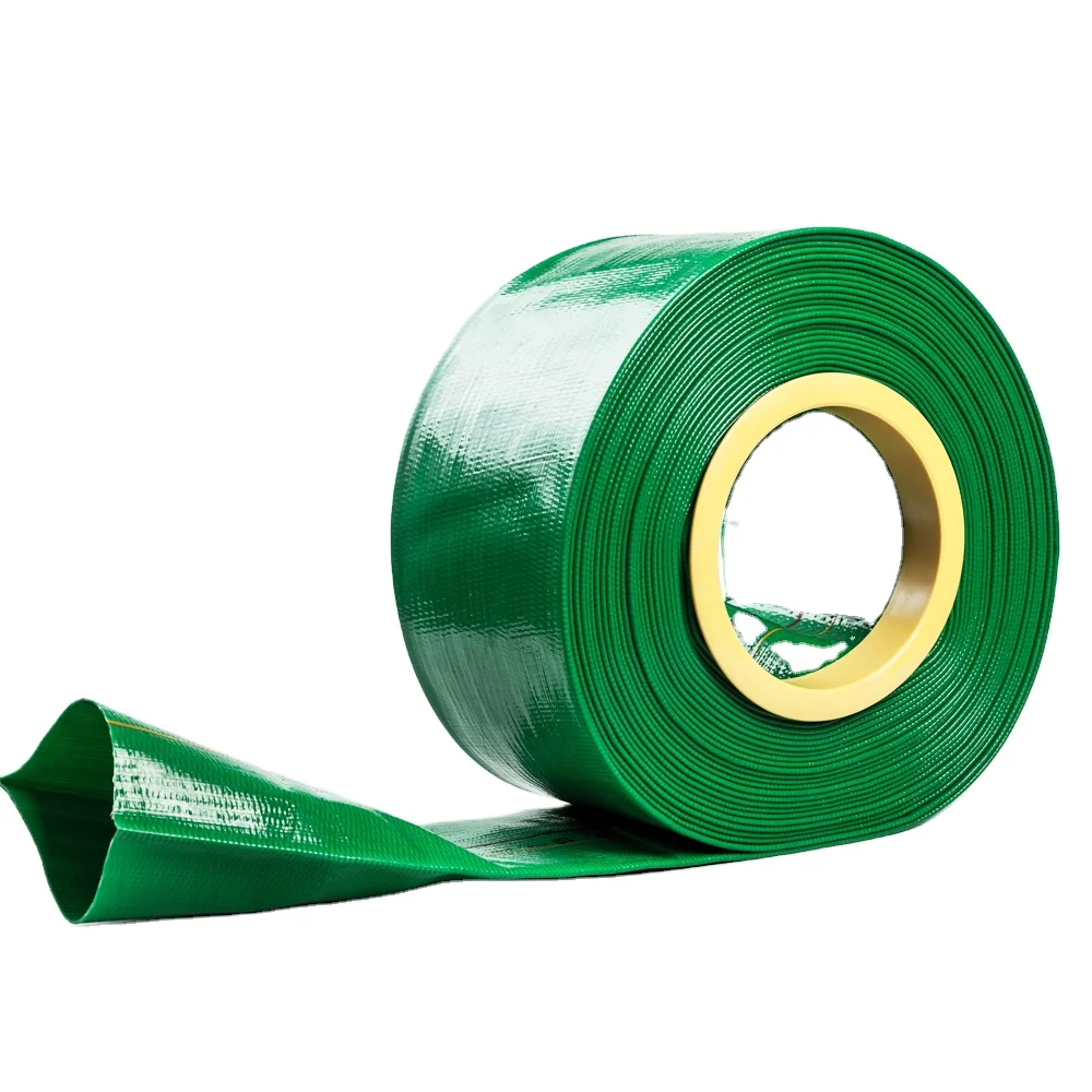 Customised size Lay Flat PVC Water Irrigation Hose/PVC layflat hose