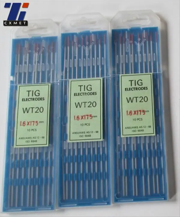 Reliable quality wt20 tungsten electrodes for welding