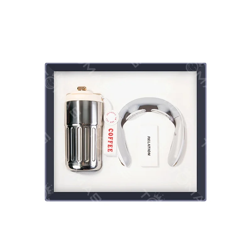 Promotional Events Business Gift Outdoor Travel Customized Computer Backpack Coffee Mug Neck Massager Novelty Electronics Items