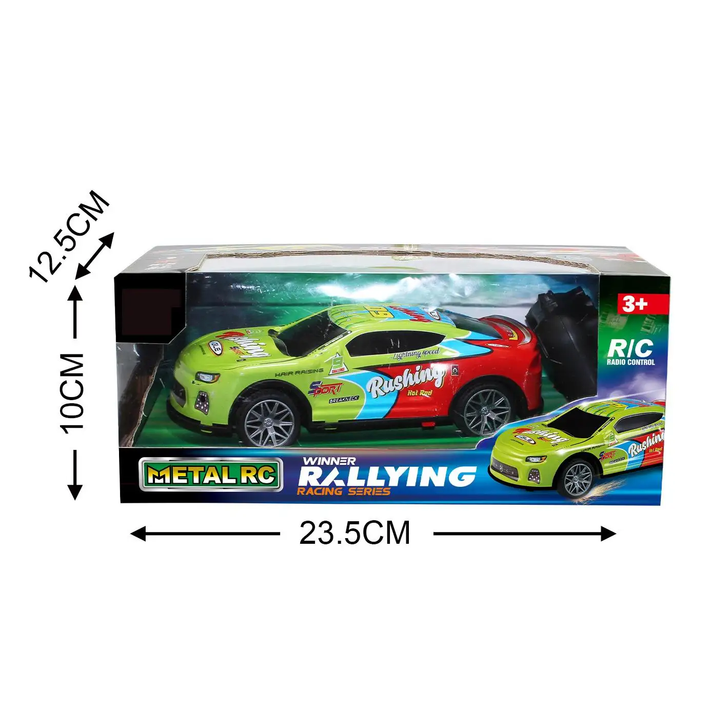 2024 Kids New 1:24 2.4g Alloy Drift Racing Car Toy Cool Four-way Remote Control Alloy Racing Toy