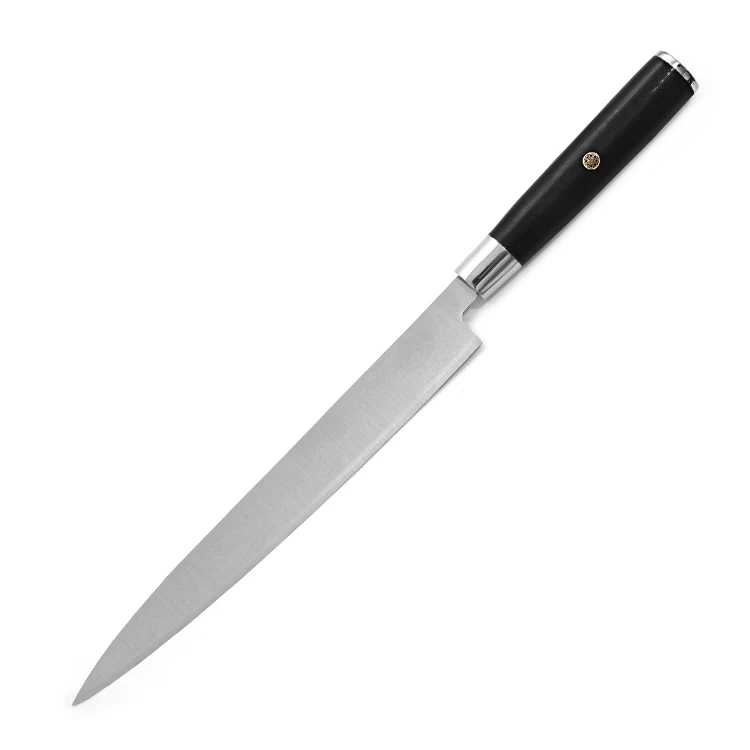 10 inch g10 handle japanese sashimi sushi kitchen knife