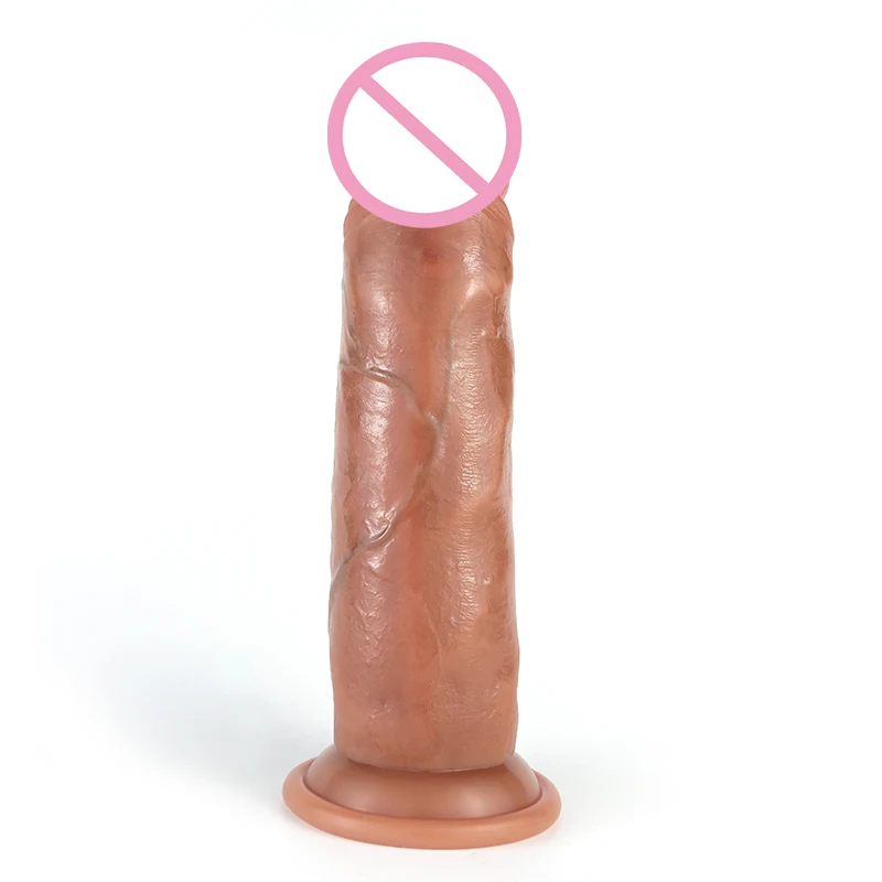 Realistic Huge Dildos Feels Like Skin, Soft Silicone Anal Dildo with Strong Suction Cup for Hands-Free
