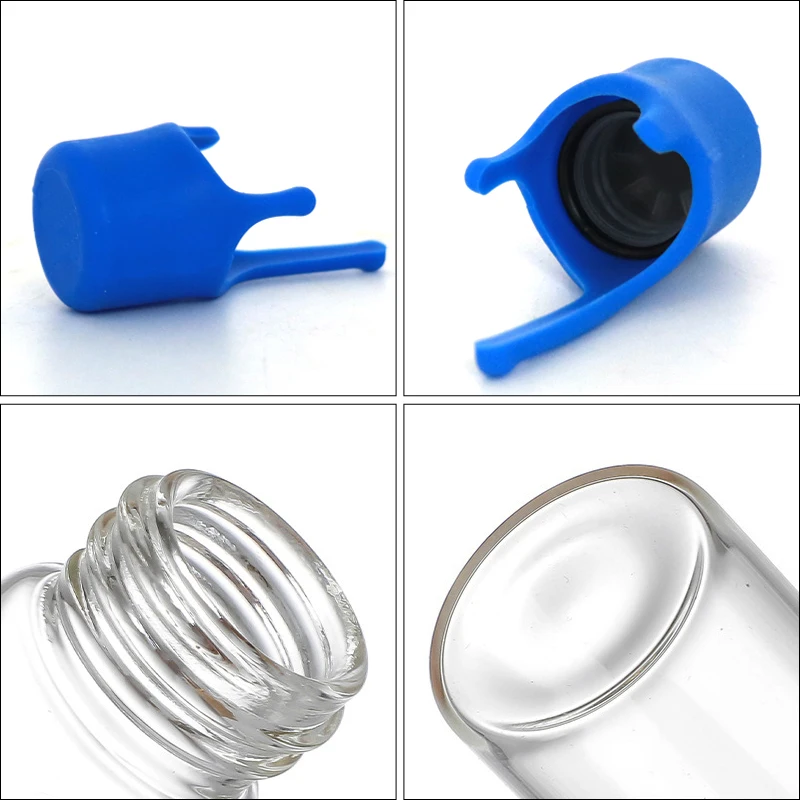 Custom 27MM Pre Packaging Rolled Tube rolled cone glass package borosilicate Glass Tube Child Proof Glass Vials