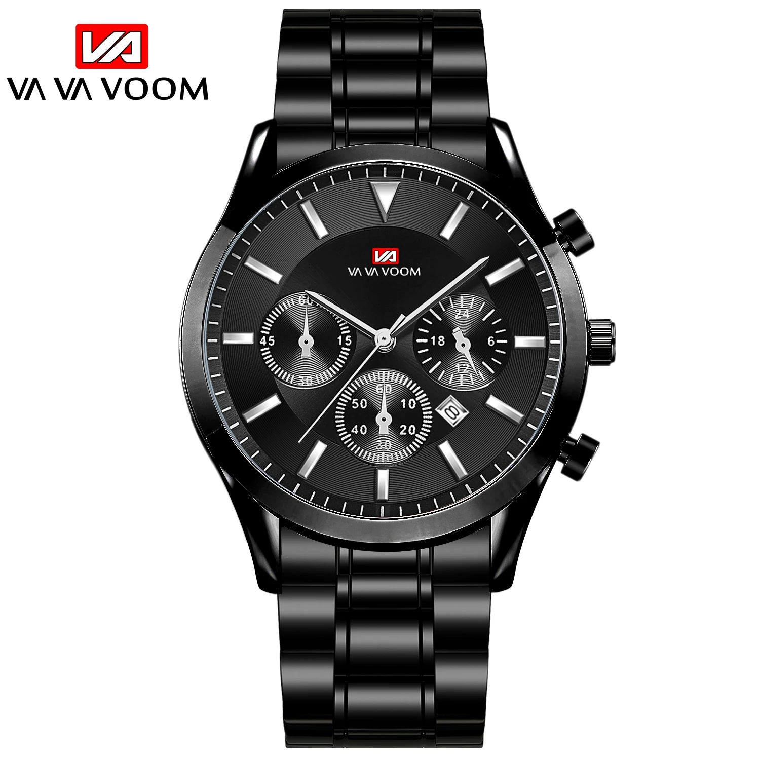Hot Selling Best Quality Quartz Luxury Waterproof Stainless Steel Back Nickel Free Water Men Fashion Quartz Custom watch for men