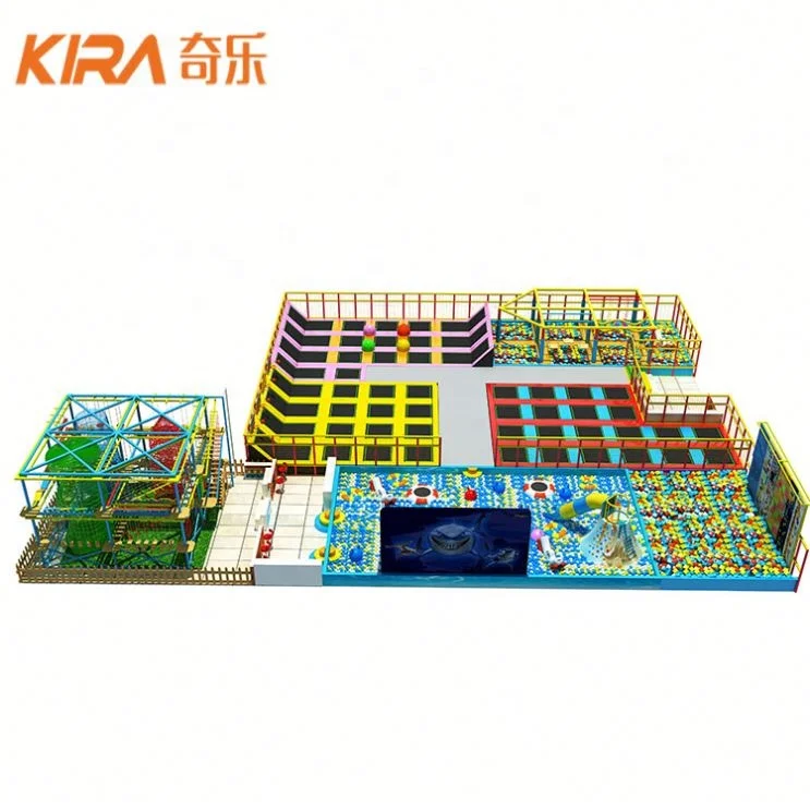 Cheap Price Kids Indoor Playground Free Jump Trampoline Park Equipment