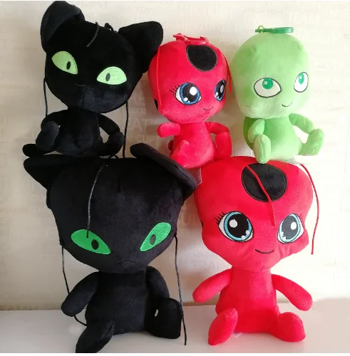 15/20 см с рисунком божьей коровки леди «божья коровка» Мягкие плюшевые куклы игрушки Леди Баг игрушки с принтом в горошек и Сумки из натуральной кожи игрушки для детей, подарки на Рождество и день рождения