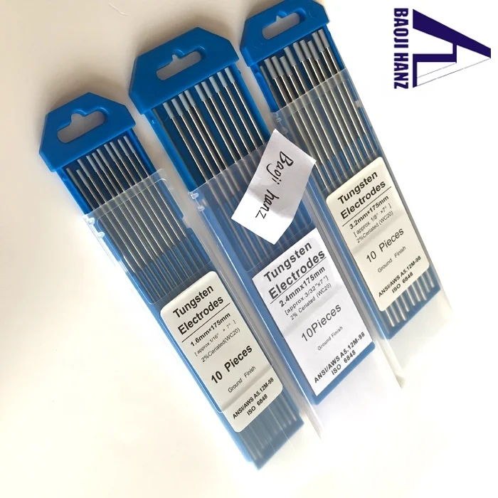 Cheap price welding rod gray tungsten electrode 2.4 mm