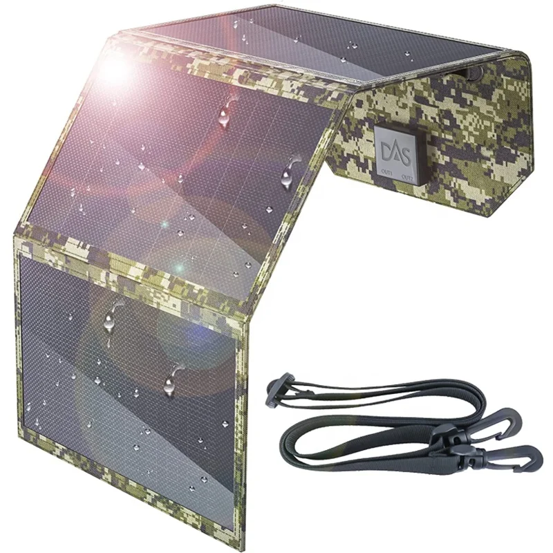 30W Portable Charger ETFE Solar Panel  Waterproof Foldable Solar Panel Cell Phone Chargers