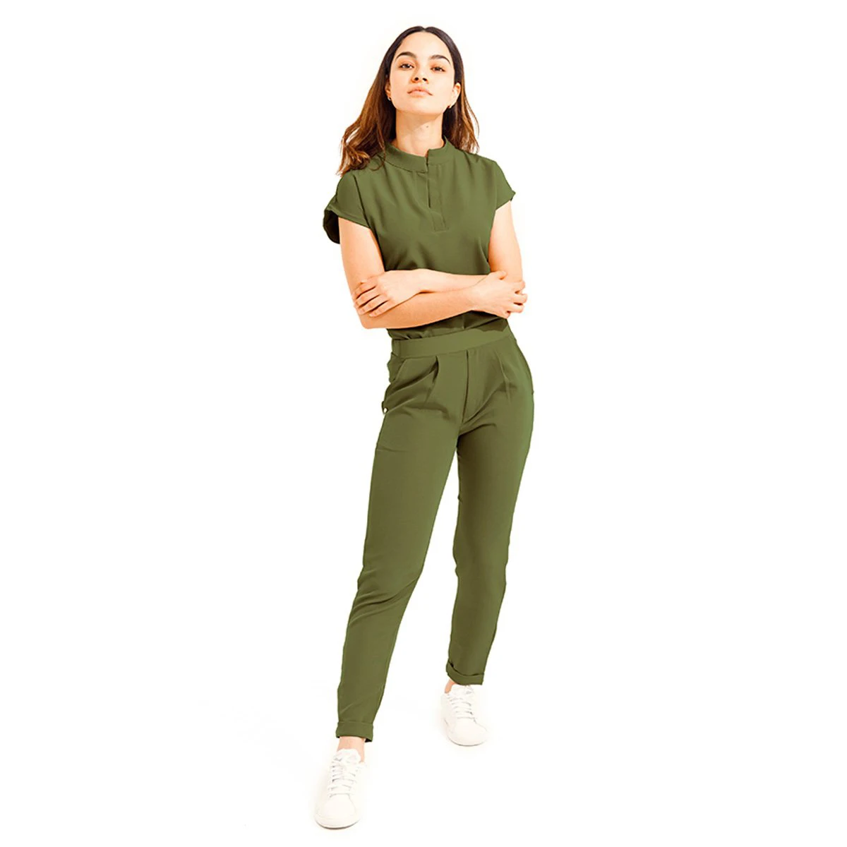 Fuyi Group Top Quality Fashion Uniform Scrubs Suit Women Health Care Scrubs Stretchy Scrubs Uniforms Sets