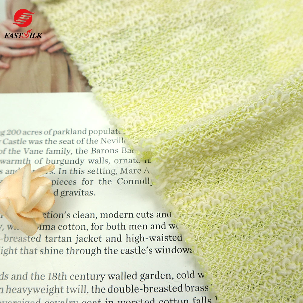 Fabric Supplier Wholesale Textiles loose knitting loop TC polyester cotton terry cloth clothes fabric for hoodie