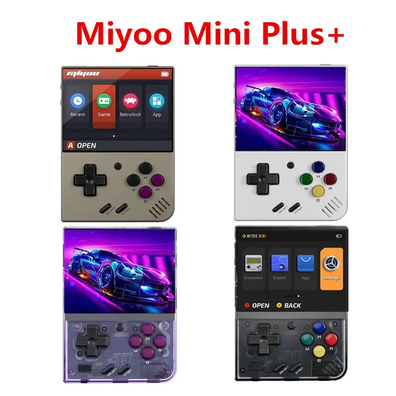Портативная портативная игровая консоль Miyoo Mini Plus + Игровая приставка 3 5 дюймов
