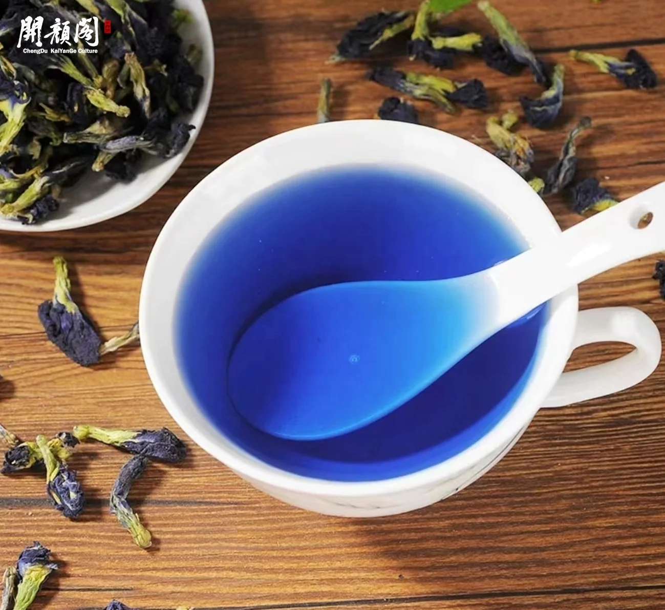 KAIYANGE Factory Price Supply Herbal Tea OEM Natural Rich Anthocyanin Extract Powder Clitoris Ternatea Blue Butterfly Pea Tea