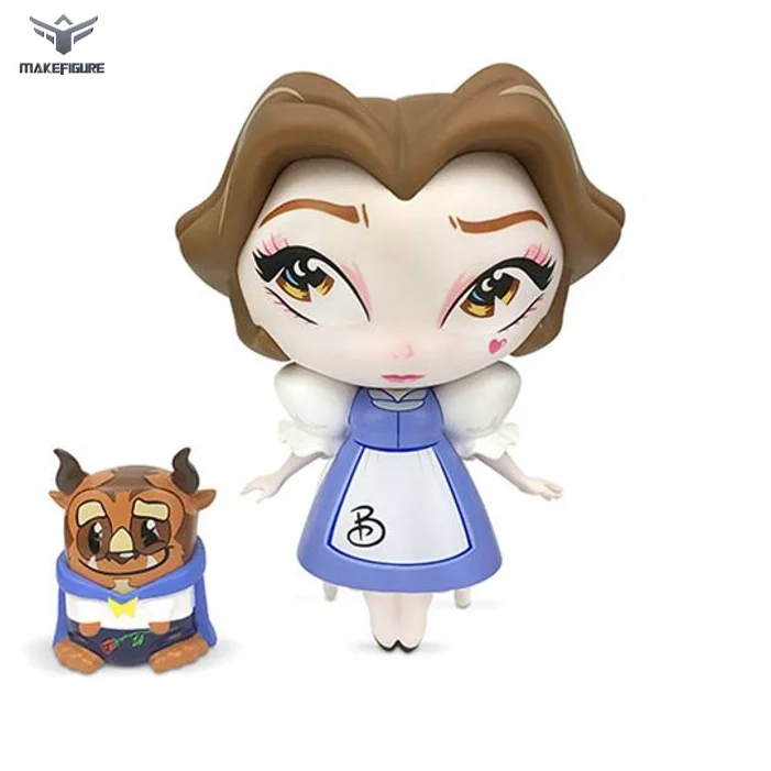 На заказ Мультфильм Сказка ПВХ Фигурки OEM 3D виниловые фигурки принцесс по индивидуальному заказу прекрасный мультфильм принцесса 3D ПВХ фигурка игрушка