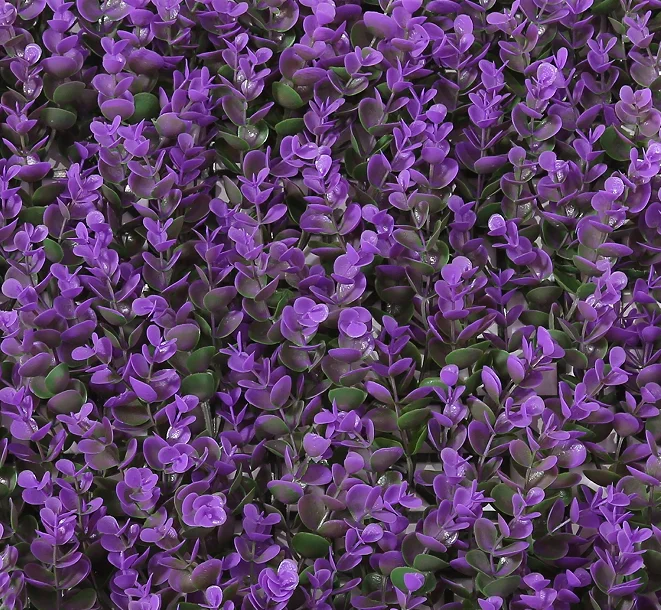 Outdoor Artificial Grass Wall Backdrop Panel Plastic Artificial Foliage Wall Green Wall for Garden or Lawn Artificial Flower