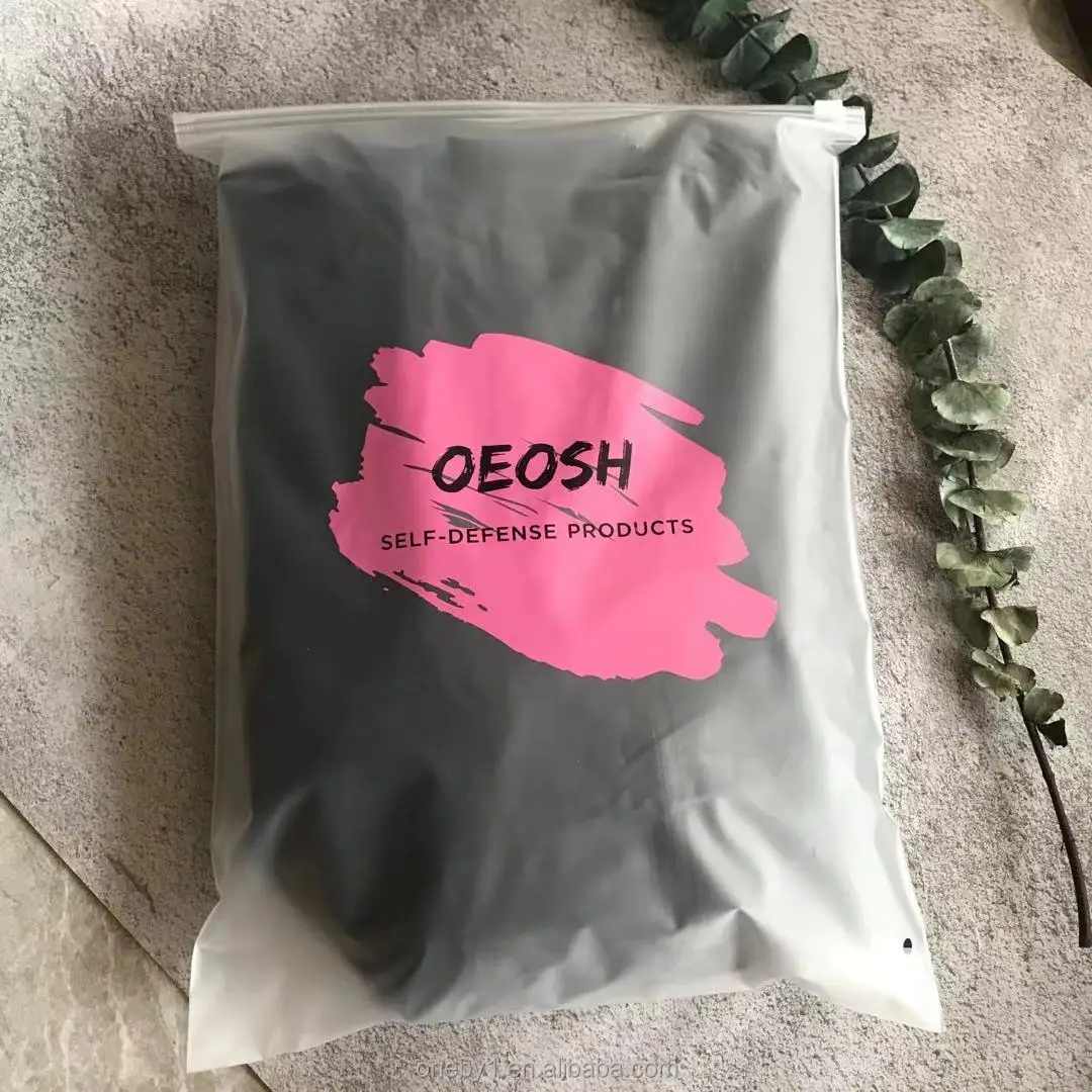 plastic T Shirt bags Clothes Frosted Biodegradable Bagpackaging and printing custom logocustom