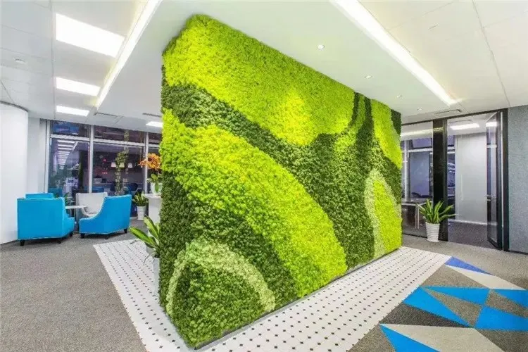 Искусственное пластиковое растение, Настенный декор для сада, забора, искусственная зеленая трава, панели, подвесные уличные украшения для стен