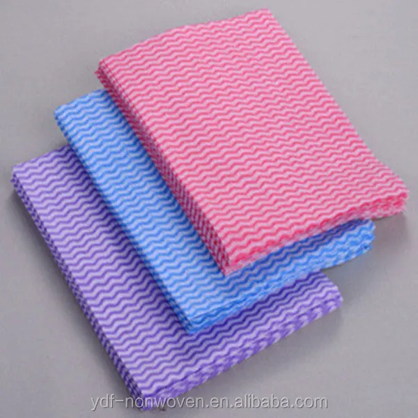high absorbent disposable lint free smooth spunlace non-woven car wiping cloth