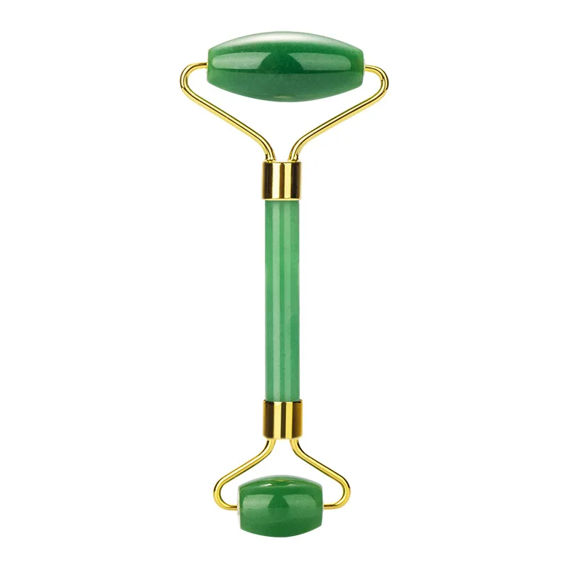 newest arrival pink jade roller top quality anti aging jade roller high quality facial jade stone 3d massage roller for face