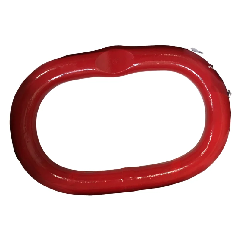 G80 A344 US Type Steel and Alloy Master Link with Flat Galvanized Finish Welded Hooks for Chain and Wire Rope Lifting Slings