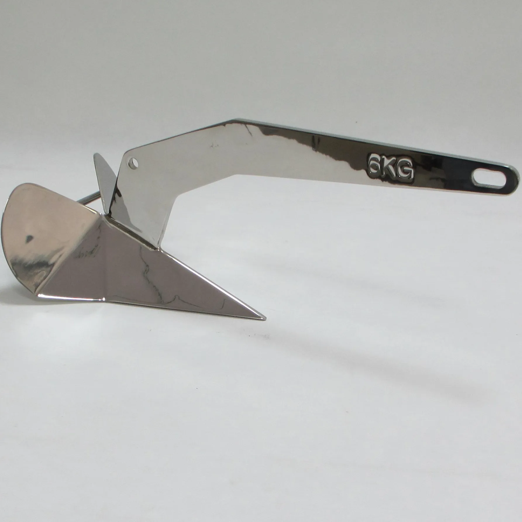  Stainless Steel 316 Delta Anchor 6.6lbs (3kg) Marine