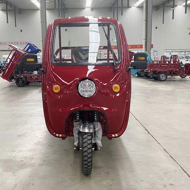 Tanzania Gasoline Engine 200 CC Water-cooled Cargo Tricycle With Awning