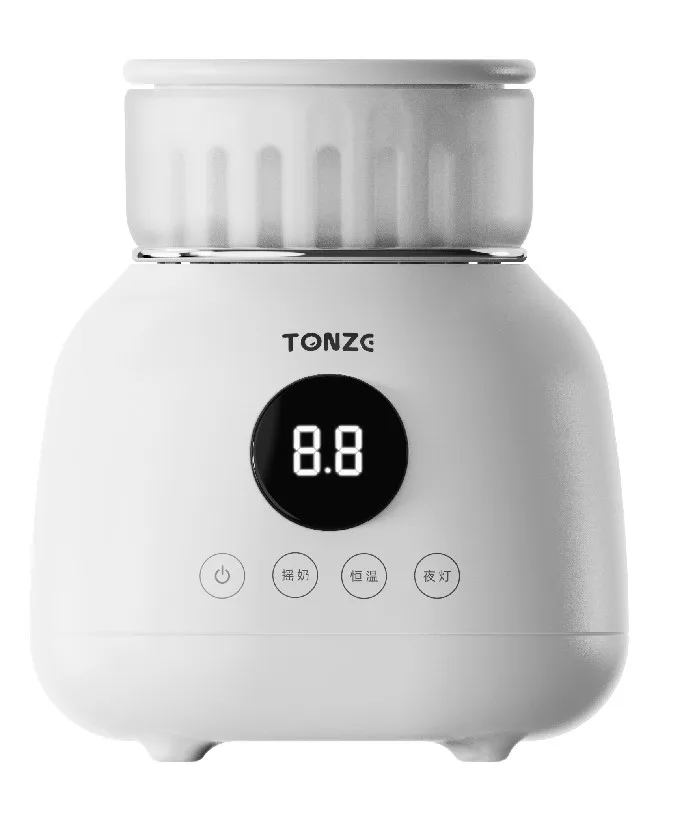TONZE OEM Portable Milk Shaker Single Baby Bottle Milk Warmer