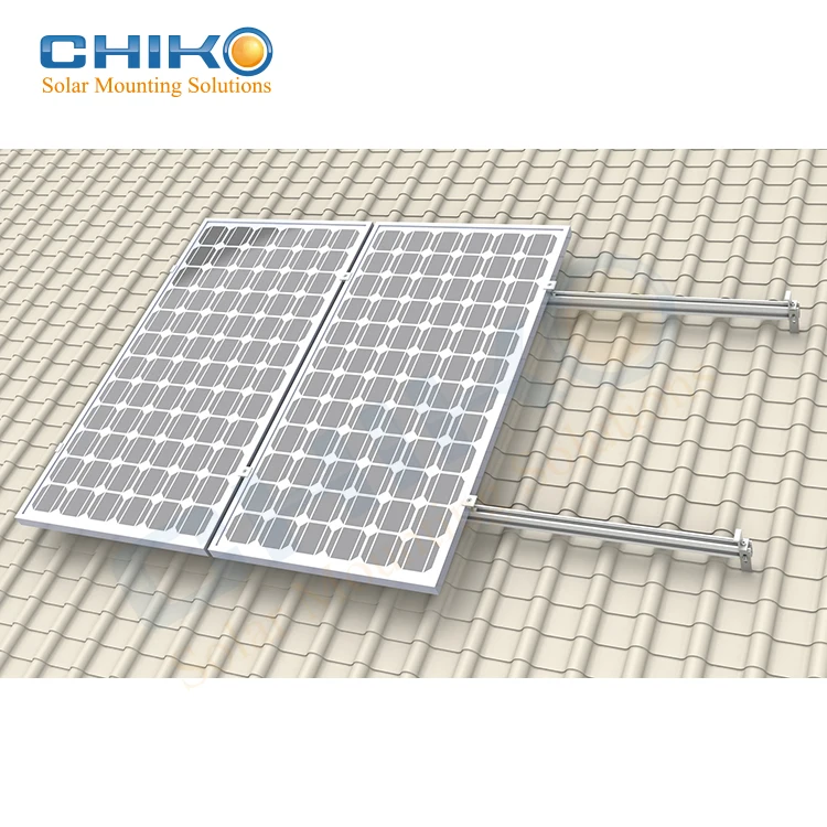 Листовая жестяная крыша солнечная панель Поддержка стеллажей